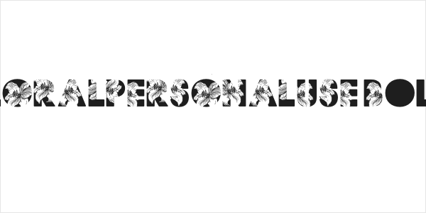 FLORALPERSONALUSE-Bold Logo