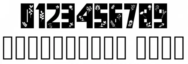 FLORENA Font OTHER CHARS