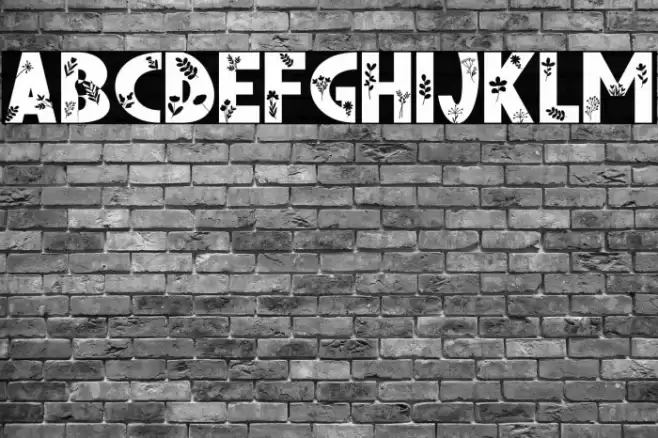 FLORENA Font examples