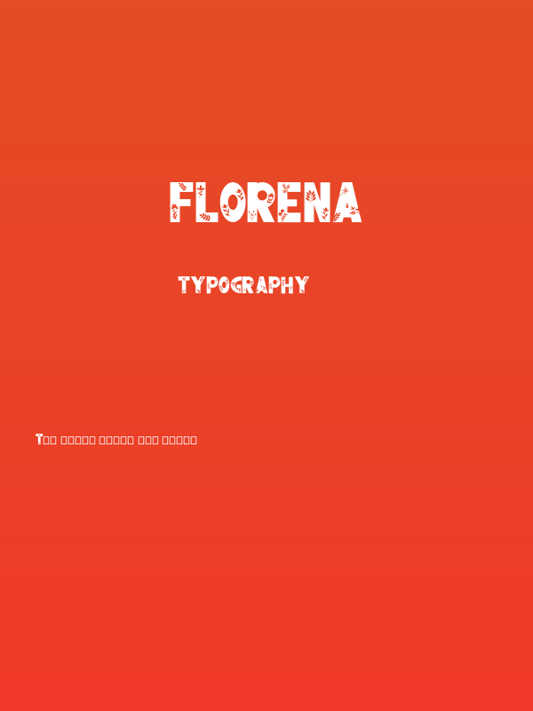FLORENA Poster