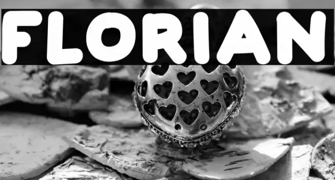 FLORIAN Font examples