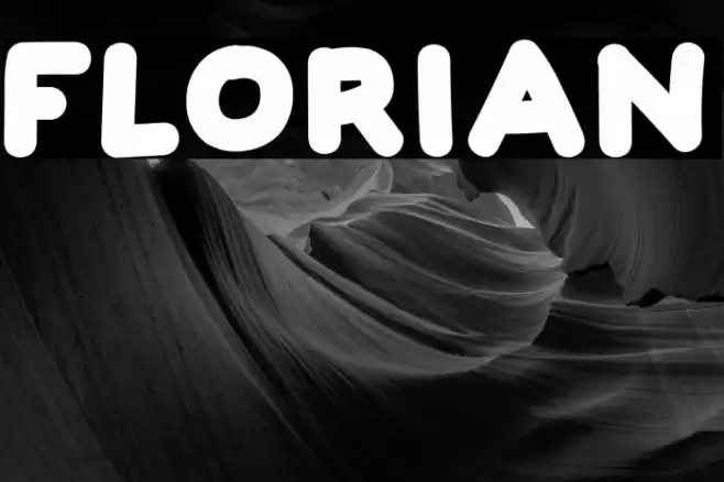 FLORIAN Font examples