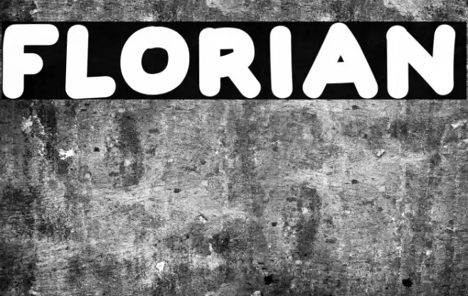 FLORIAN Font examples