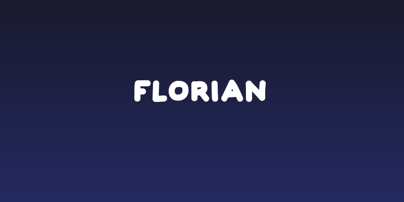 FLORIAN Social Header