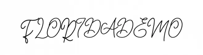 FLORIDA DEMO  Frei Schriftart Herunterladen