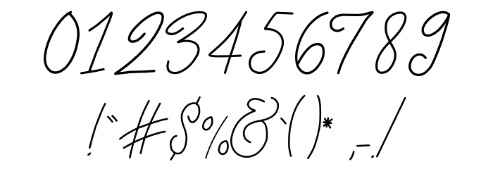 FLORIDA DEMO Font OTHER CHARS