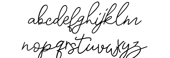 FLORIDA DEMO Font LOWERCASE