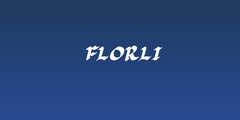 FLORLI Social Header