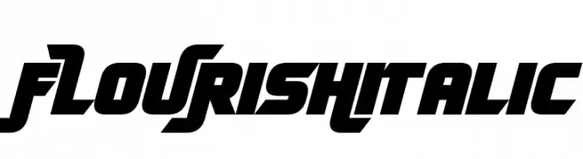 FLOURISH Italic  フリーフォントのダウンロード