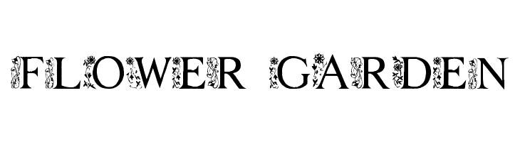 FLOWER GARDEN  baixar fontes gratis