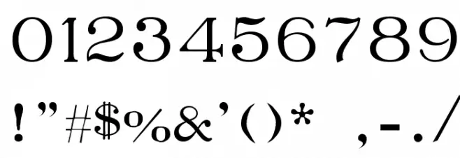 FLOWER GARDEN Font OTHER CHARS