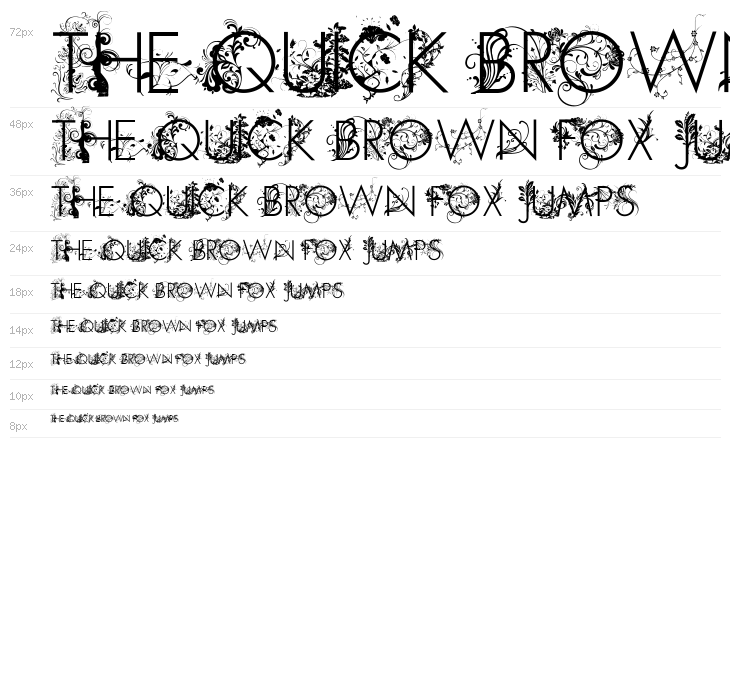 FLOWER Regular Waterfall