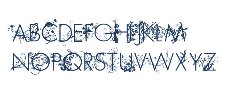 FLOWER Regular Lowercase