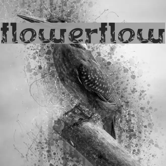 FLOWERFLOW Font examples