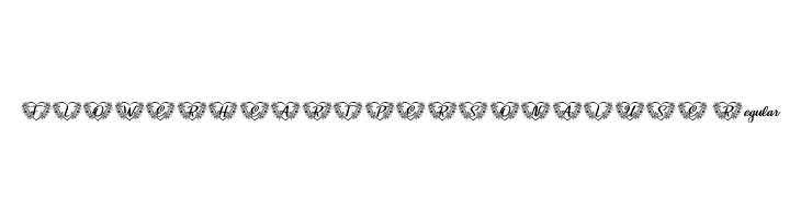 FLOWERHEARTPERSONALUSE-Regular  Descarca Fonturi Gratis
