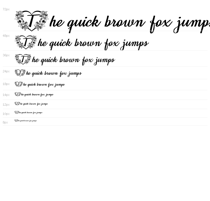 FLOWERHEARTPERSONALUSE-Regular Waterfall