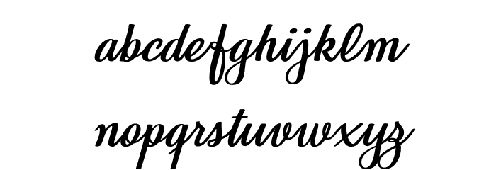 FLOWERHEARTPERSONALUSE-Regular Font LOWERCASE
