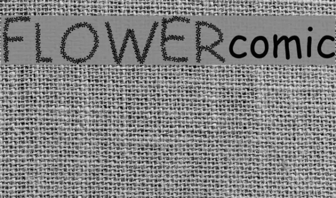 FLOWERcomic Font examples