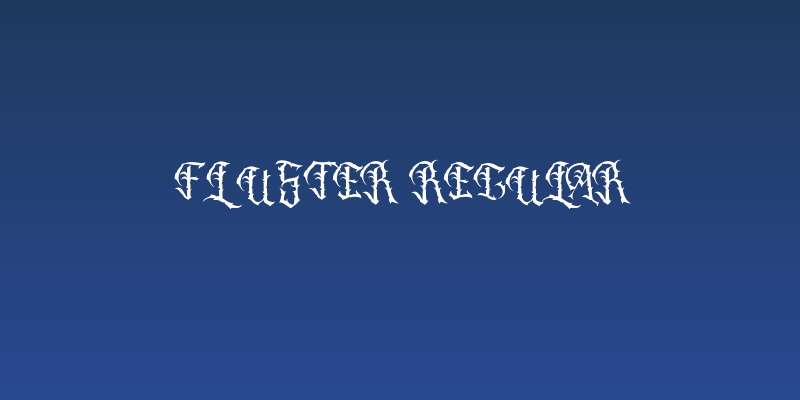 FLUSTER Regular Social Header