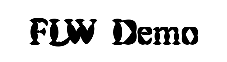 FLW Demo  font caratteri gratis