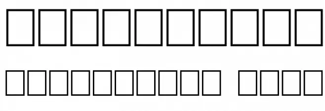 FLW Demo Font OTHER CHARS