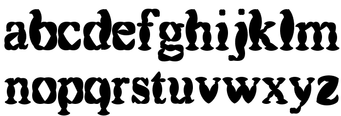 FLW Demo Font LOWERCASE