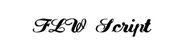 FLW Script  नि: शुल्क फ़ॉन्ट्स डाउनलोड