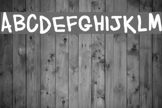 Flabby Bums handwriting Font examples