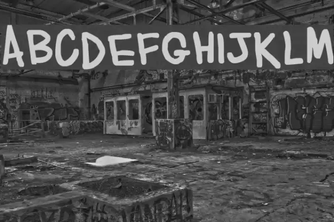 Flabby Bums handwriting Font examples