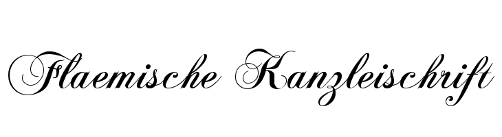 Flaemische Kanzleischrift Font