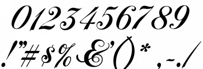 Flaemische Kanzleischrift Font OTHER CHARS