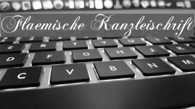 Flaemische Kanzleischrift Font examples