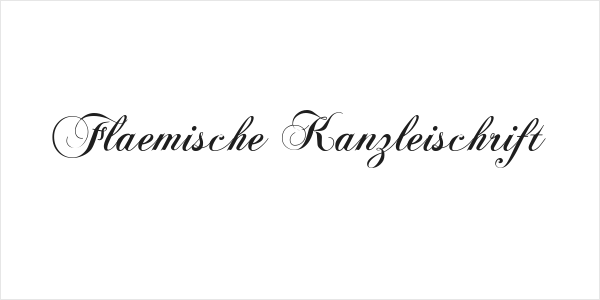Flaemische Kanzleischrift Logo
