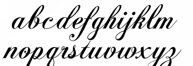 Flaemische Kanzleischrift Font LOWERCASE