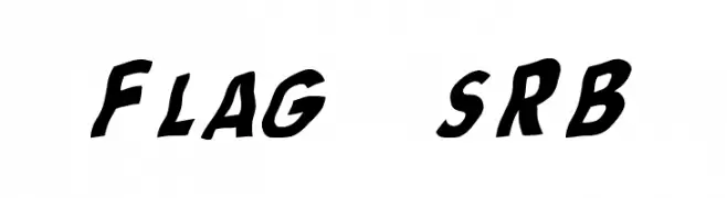 Flag [sRB]  Frei Schriftart Herunterladen