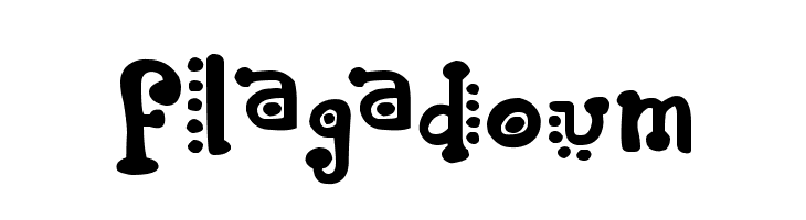 Flagadoum  नि: शुल्क फ़ॉन्ट्स डाउनलोड