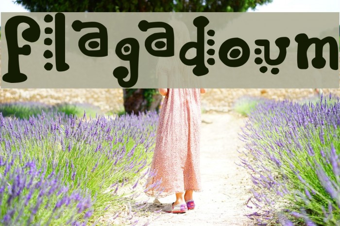 Flagadoum Font examples