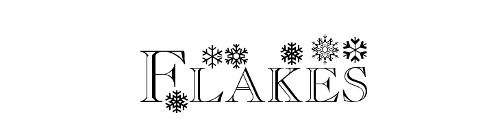 Flakes  नि: शुल्क फ़ॉन्ट्स डाउनलोड