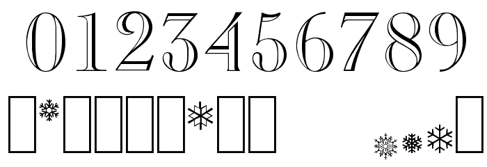 Flakes Font OTHER CHARS