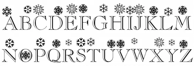 Flakes 字体 小写