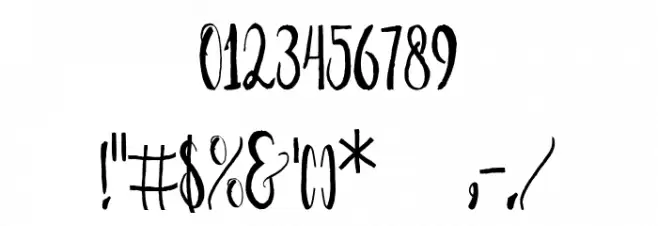 Flalkner Font OTHER CHARS