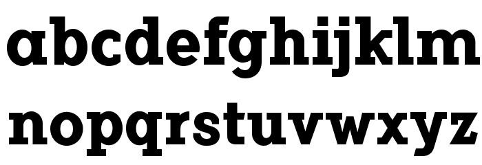 FlamanteCairoBold Font LOWERCASE