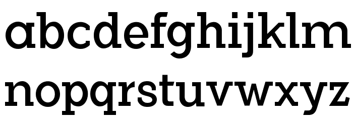 FlamanteCairoBook Font LOWERCASE