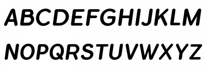 FlamanteRomaMedium-Italic Шрифта ВЕРХНИЙ