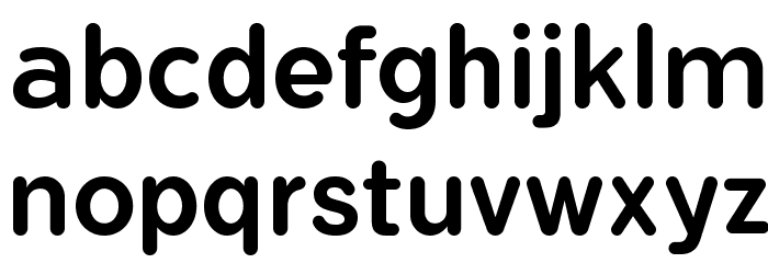 FlamanteRomaMedium Font LOWERCASE
