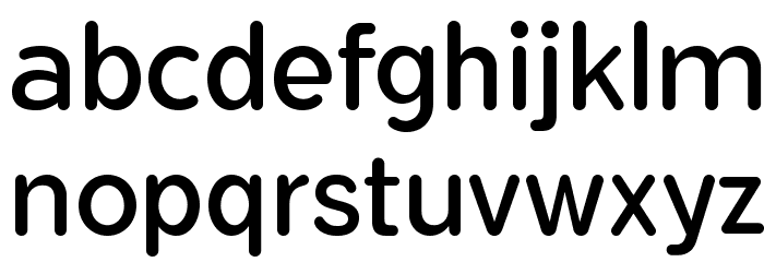 FlamanteRound-Book Font LOWERCASE