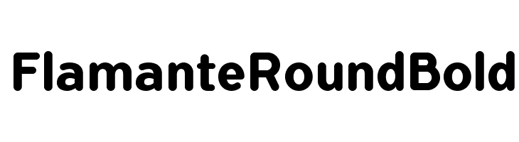 FlamanteRoundBold Font
