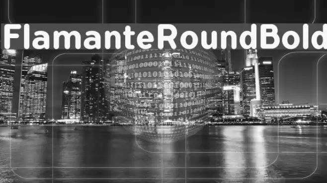 FlamanteRoundBold Шрифта examples