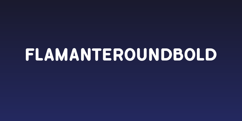 FlamanteRoundBold Social Header