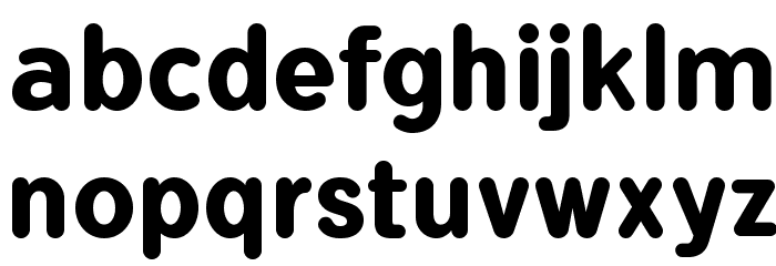 FlamanteRoundBold Font LOWERCASE
